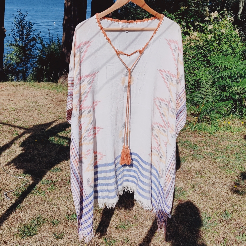 Back From Bali Bohemian Coverup Kaftan